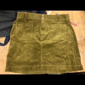 Madewell Corduroy skirt
